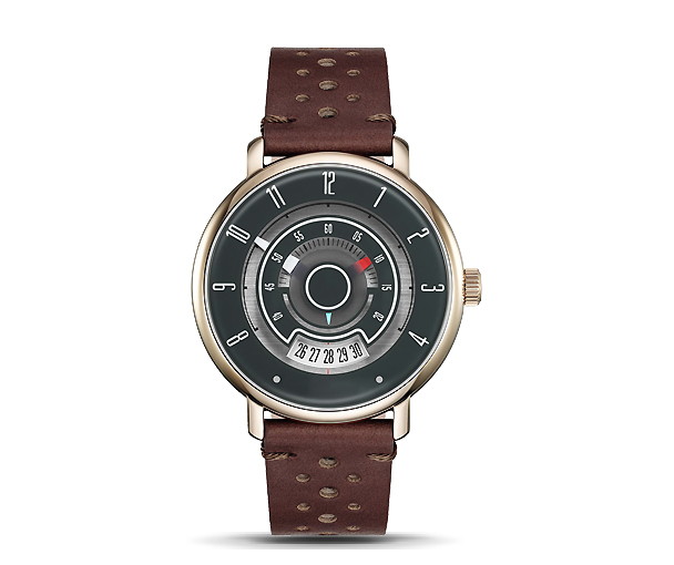 深圳機械手表廠-復古雙層表盤禮服手表款式